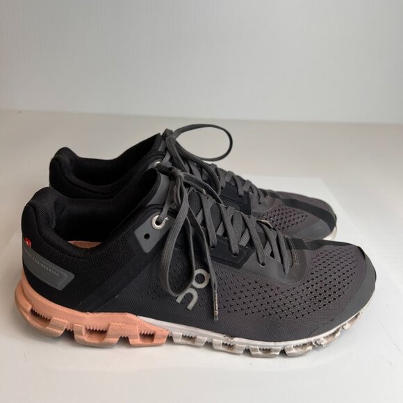 On Running Shoe Women 8.5 Cloudflow Low Top Lace Up Gym Sneaker Swiss Helion Go - Picture 4 of 12